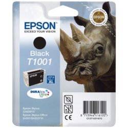 Epson Rhino T1001 DURABrite Ultra Ink, Ink Cartridge, Black Single Pack, C13T10014010